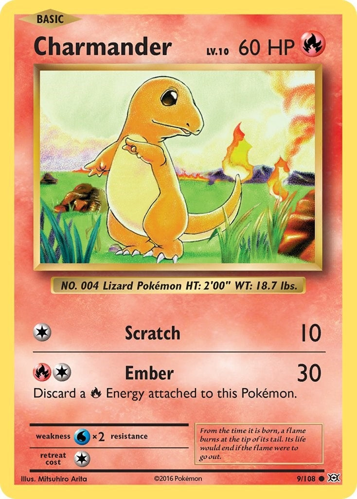Image for Charmander (9/108) (XY - Evolutions) (EVO) - Pokemon