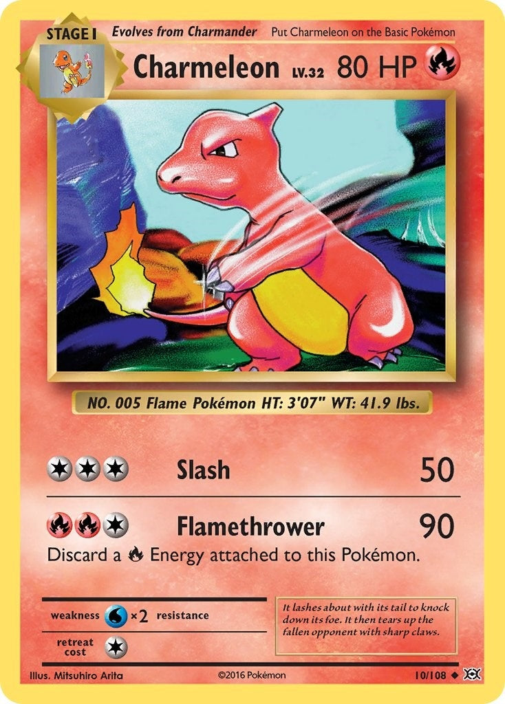 Image for Charmeleon (10/108) (XY - Evolutions) (EVO) - Pokemon