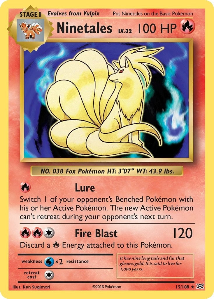 Image for Ninetales (15/108) (XY - Evolutions) (EVO) - Pokemon