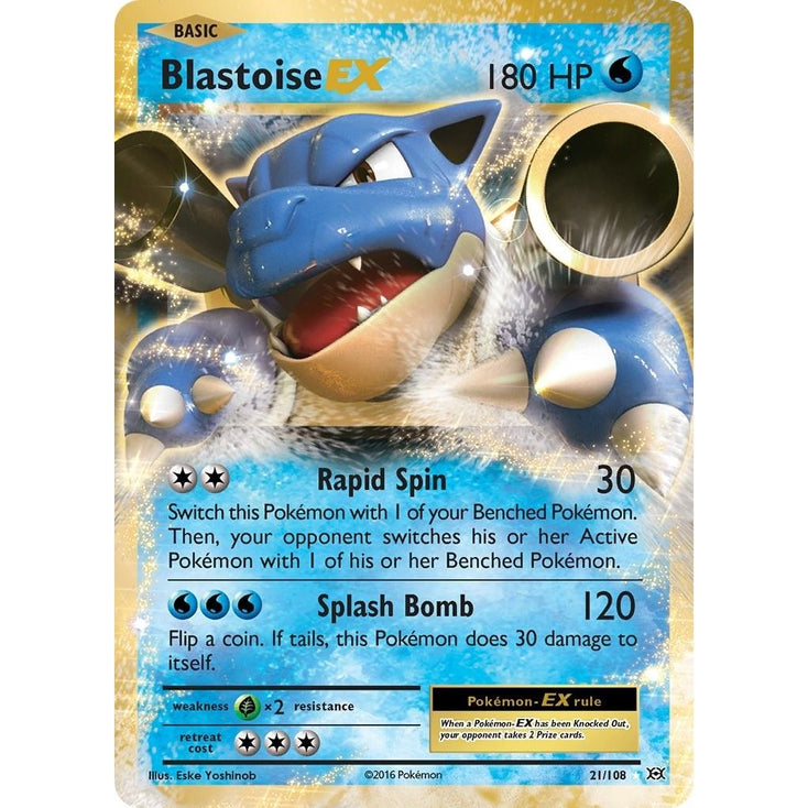 Image for Blastoise EX (21/108) (XY - Evolutions) - Pokemon