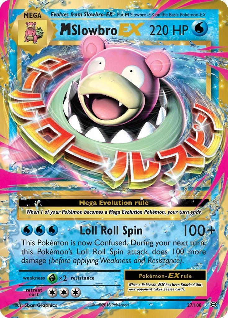 M Slowbro EX (27/108) (XY - Evolutions) - PokeBox USA