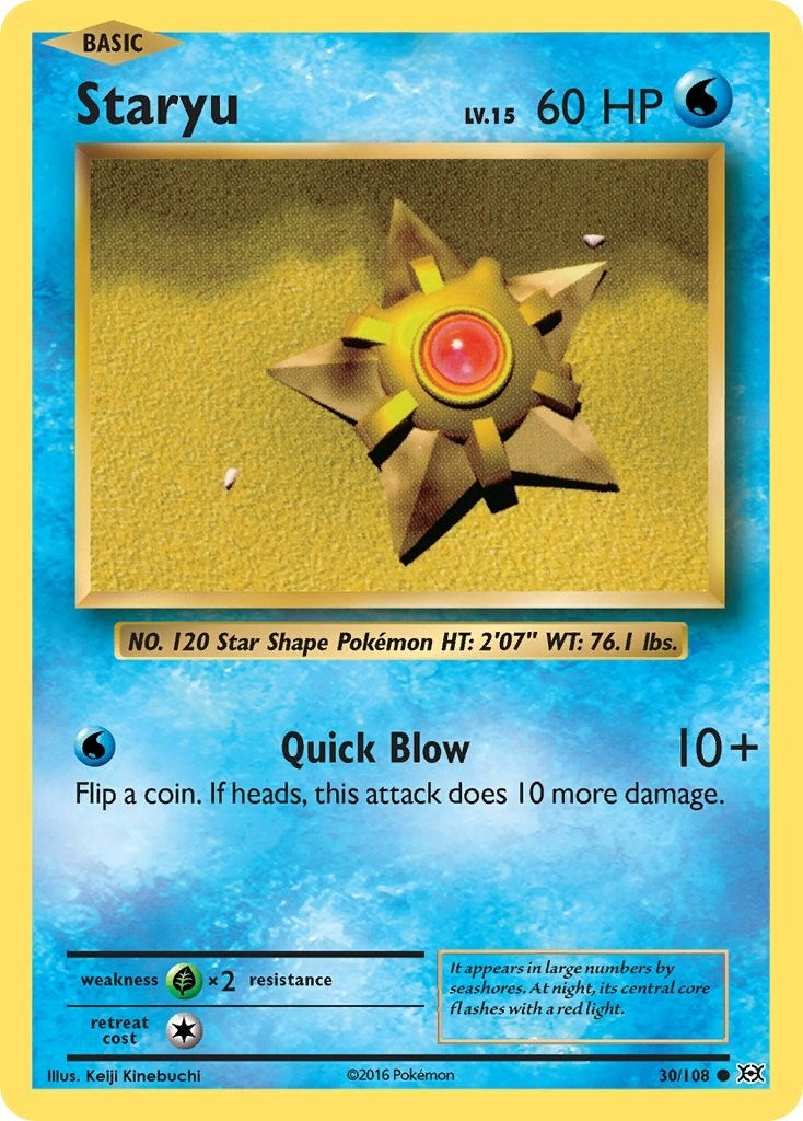 Image for Staryu (30/108) (XY - Evolutions) (EVO) - Pokemon
