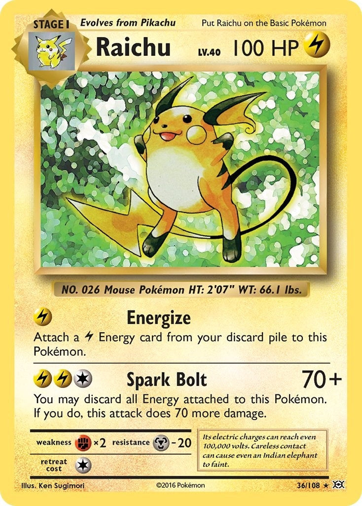 Raichu (36/108) (XY - Evolutions)