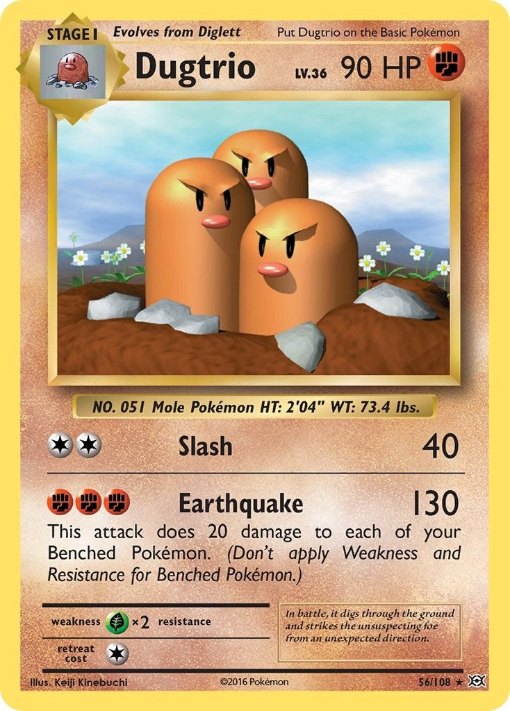 Image for Dugtrio (56/108) (XY - Evolutions) (EVO) - Pokemon
