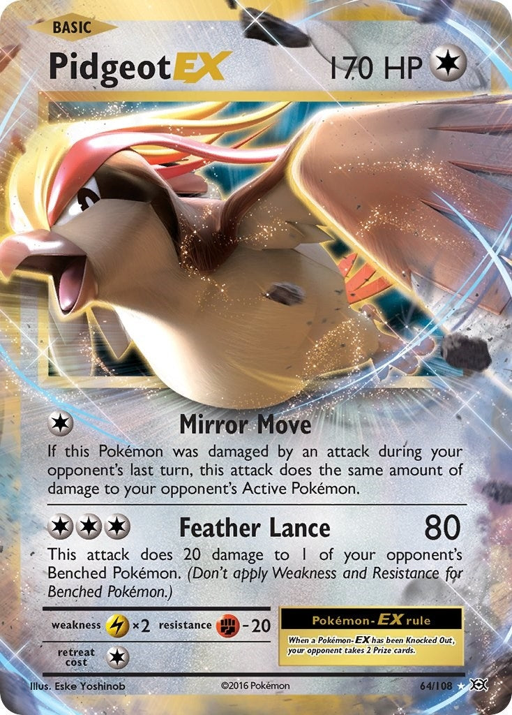 Pidgeot EX (64/108) (XY - Evolutions)