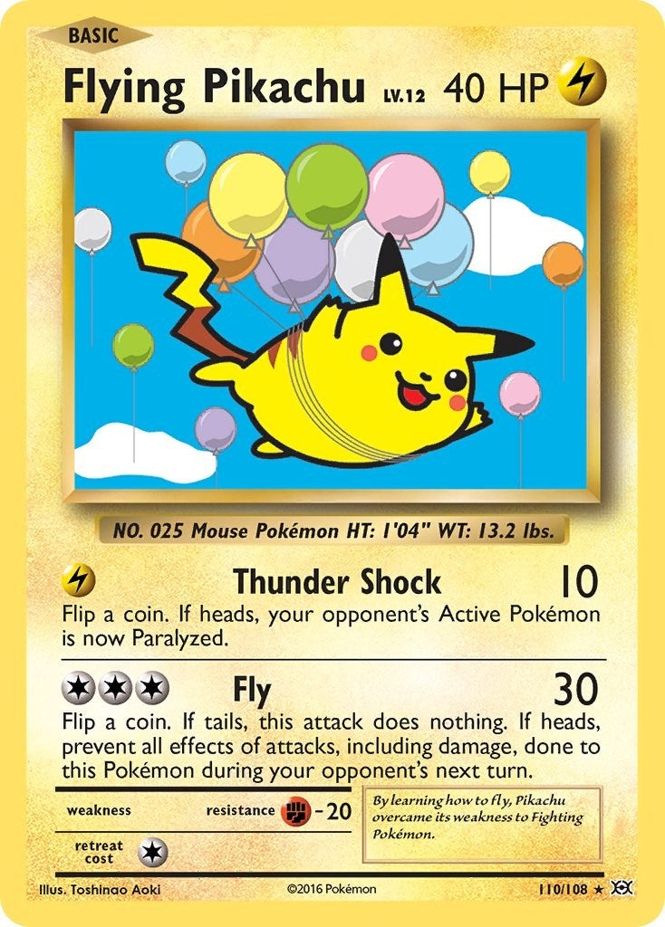 Image for Flying Pikachu (110/108) (XY - Evolutions) (EVO) - Pokemon