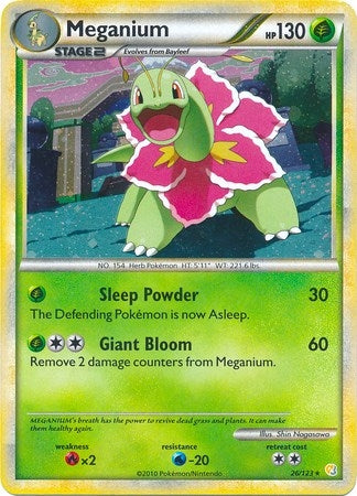 Image for Meganium - 26/123 (Cosmos Holo) (026/123) (Deck Exclusives) (PR) - Pokemon