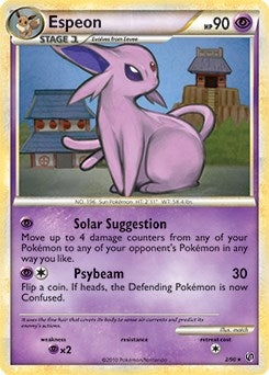 Image for Espeon - 2/90 (HGSS Undaunted) (002/090) (Deck Exclusives) (PR) - Pokemon