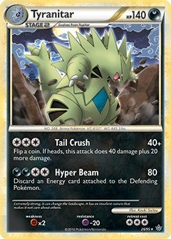 Image for Tyranitar - 26/95 (HGSS Unleashed) (026/095) (Deck Exclusives) (PR) - Pokemon