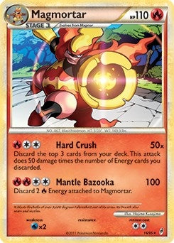 Image for Magmortar - 16/95 (Call of Legends) (016/95) (Deck Exclusives) (PR) - Pokemon