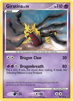 Image for Giratina Lv. 70 - 28/127 (DPPt Platinum) (028/127) (Deck Exclusives) (PR) - Pokemon