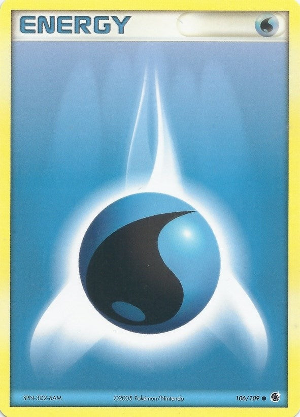 Image for Water Energy (106) (EX Battle Stadium) (BST) - Pokemon