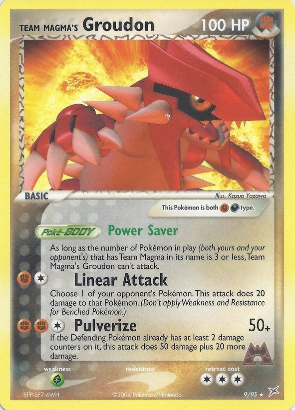 Image for Team Magma's Groudon - 9/95 (EX Team Magma vs Team Aqua) (009/095) (Deck Exclusives) (PR) - Pokemon