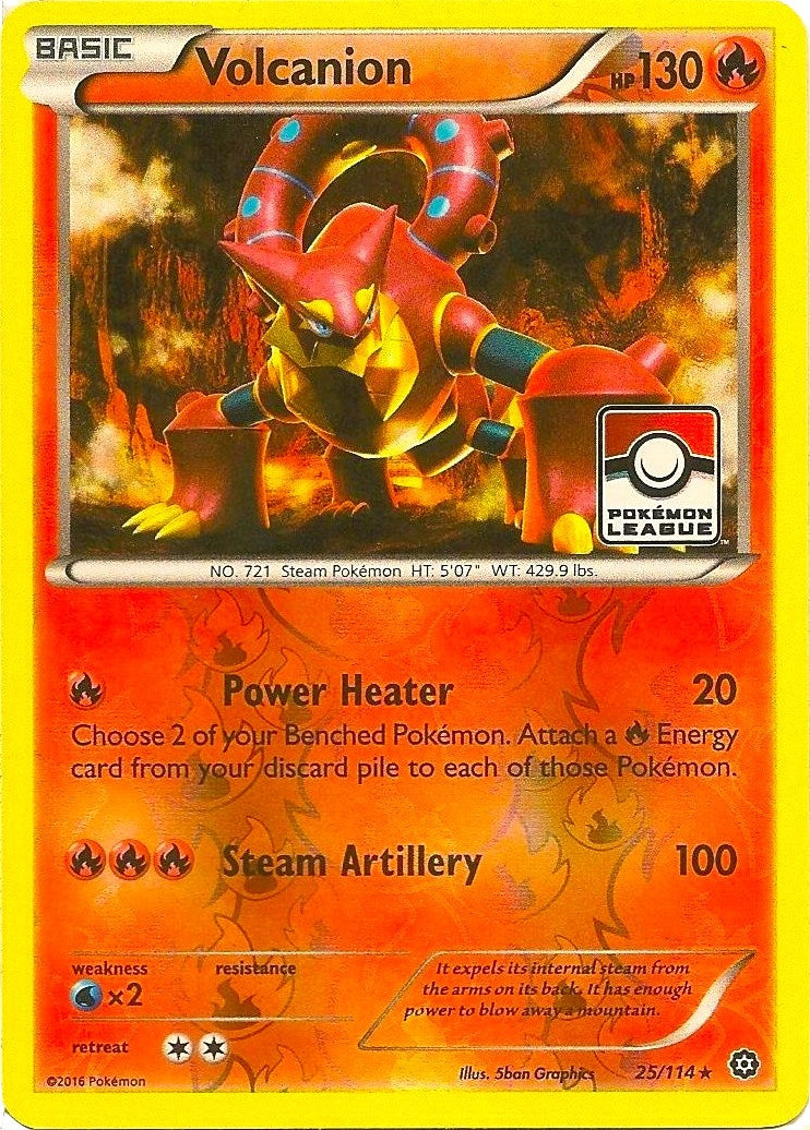 Image for Volcanion - 25/114 (Pokemon League) (025/114) (League & Championship Cards) (PR) - Pokemon