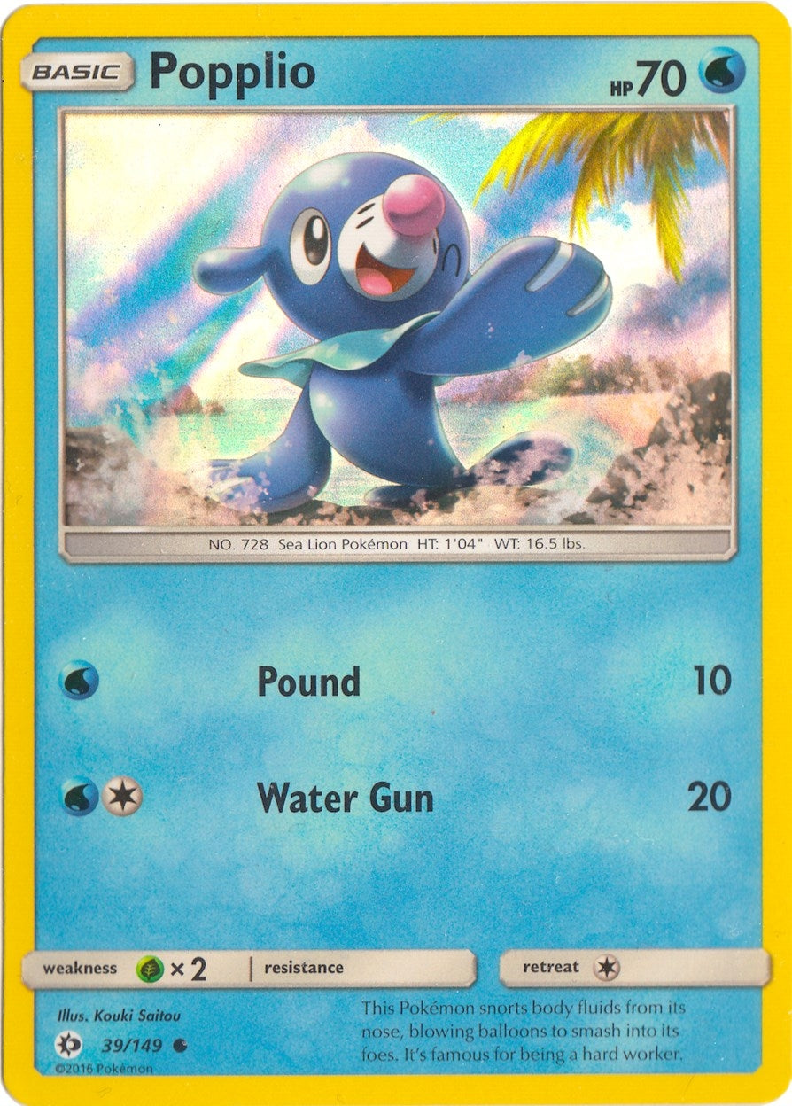 Image for Popplio - 39/149 (Water Web Holo) (039/149) (Miscellaneous Cards & Products) - Pokemon