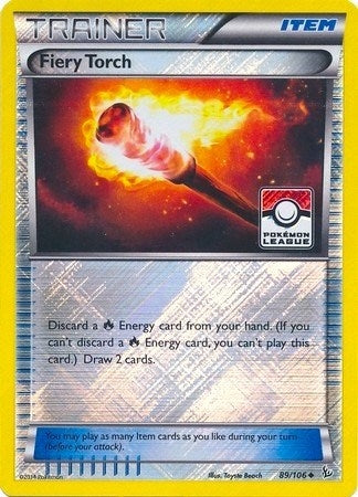 Image for Fiery Torch - 89/106 (Pokemon League) (089/106) (League & Championship Cards) (PR) - Pokemon