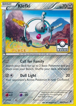 Image for Klefki - 66/119 (Pokemon League) [1st Place] (066/119) (League & Championship Cards) (PR) - Pokemon