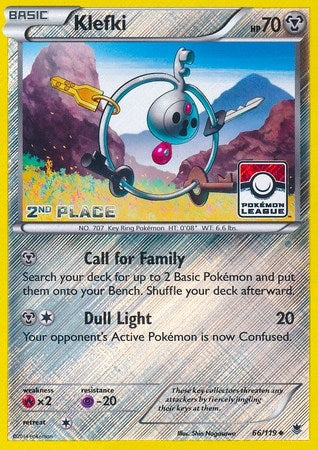 Image for Klefki - 66/119 (Pokemon League) [2nd Place] (066/119) (League & Championship Cards) (PR) - Pokemon