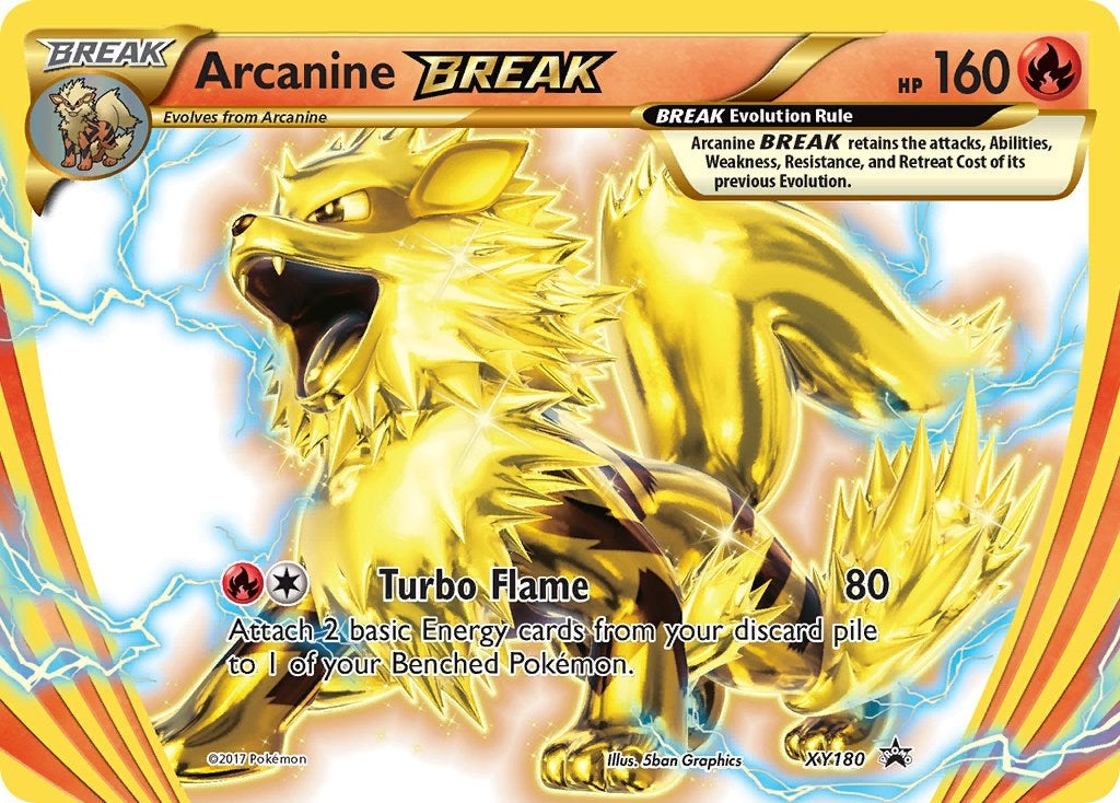 Image for Arcanine BREAK - XY180 (XY180) (XY Promos) (PR) - Pokemon
