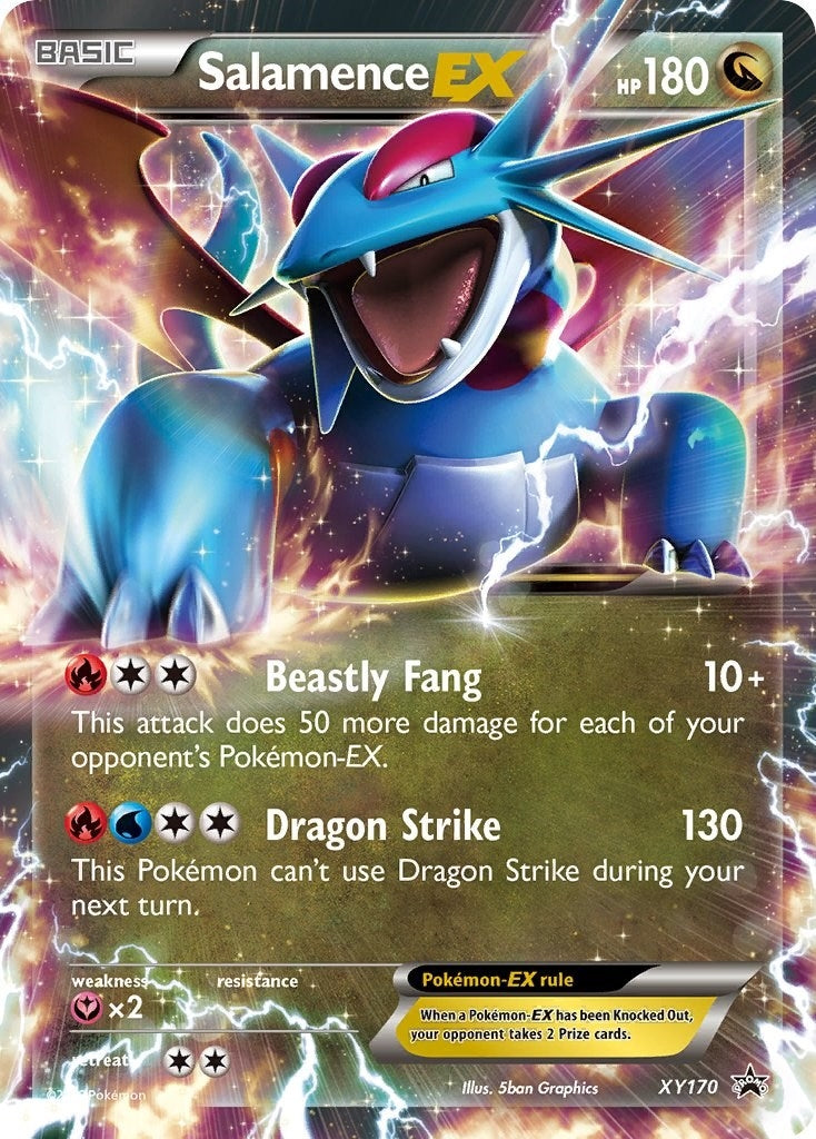 Image for Salamence EX - XY170 (XY170) (XY Promos) (PR) - Pokemon