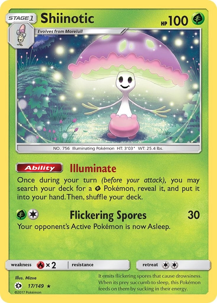 Image for Shiinotic (17/149) (SM Base Set) (SM01) - Pokemon