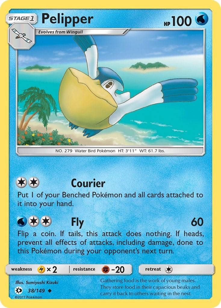 Image for Pelipper (38/149) (SM Base Set) (SM01) - Pokemon