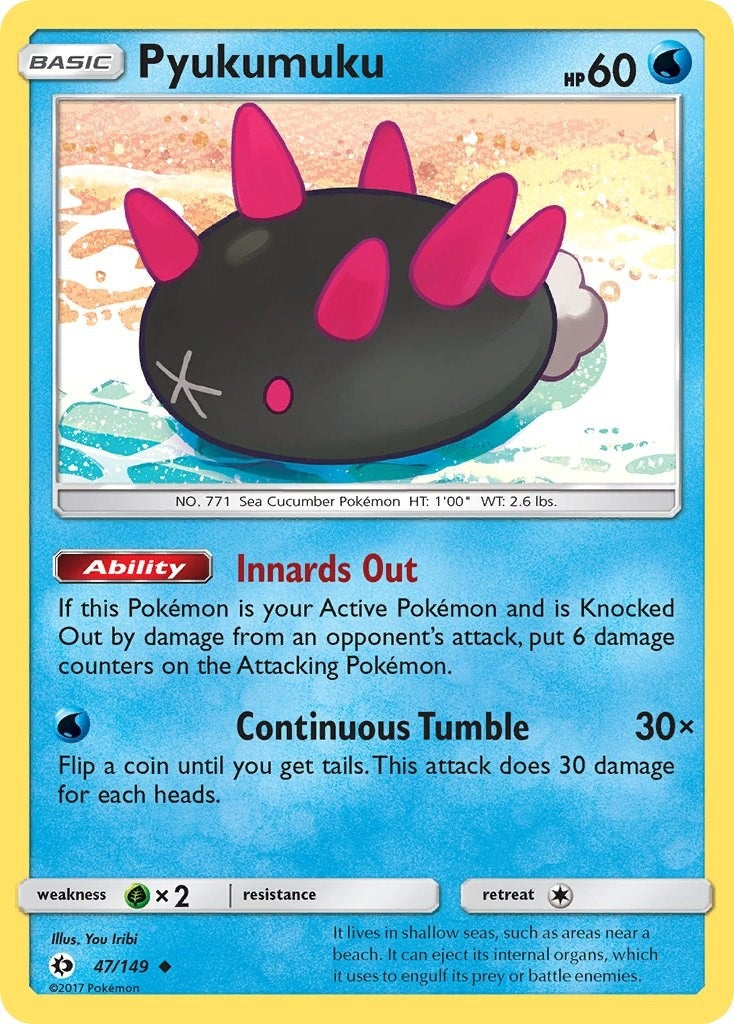 Image for Pyukumuku (47/149) (SM Base Set) (SM01) - Pokemon