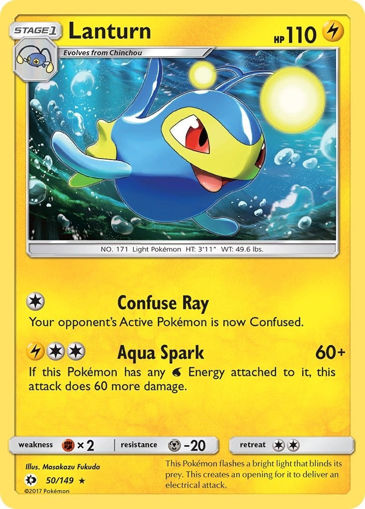 Image for Lanturn (50/149) (SM Base Set) (SM01) - Pokemon