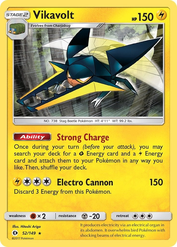 Image for Vikavolt (52/149) (SM Base Set) (SM01) - Pokemon
