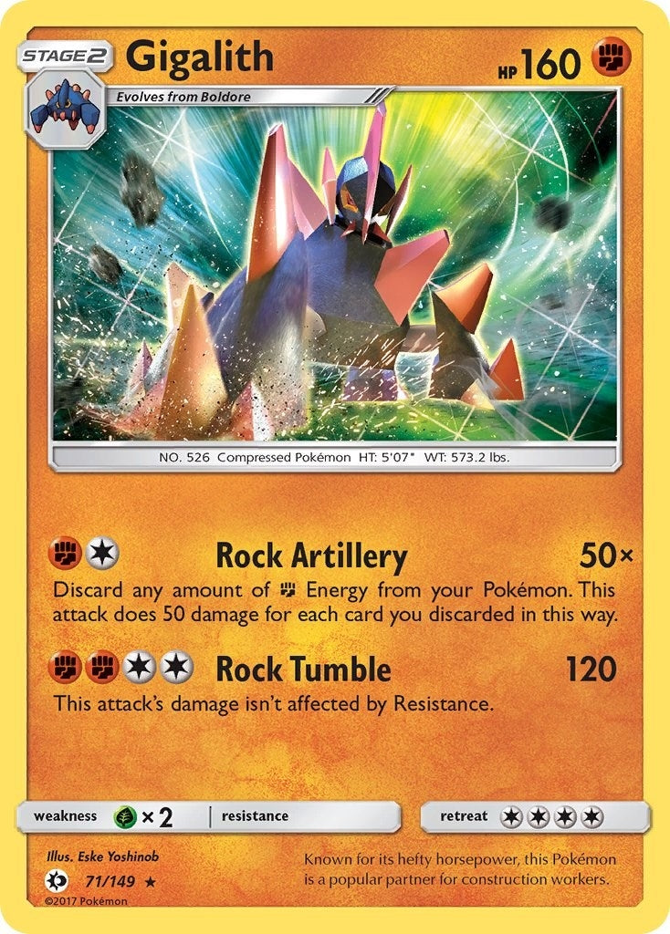 Image for Gigalith (71/149) (SM Base Set) (SM01) - Pokemon