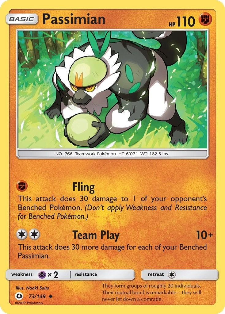 Image for Passimian (73/149) (SM Base Set) (SM01) - Pokemon