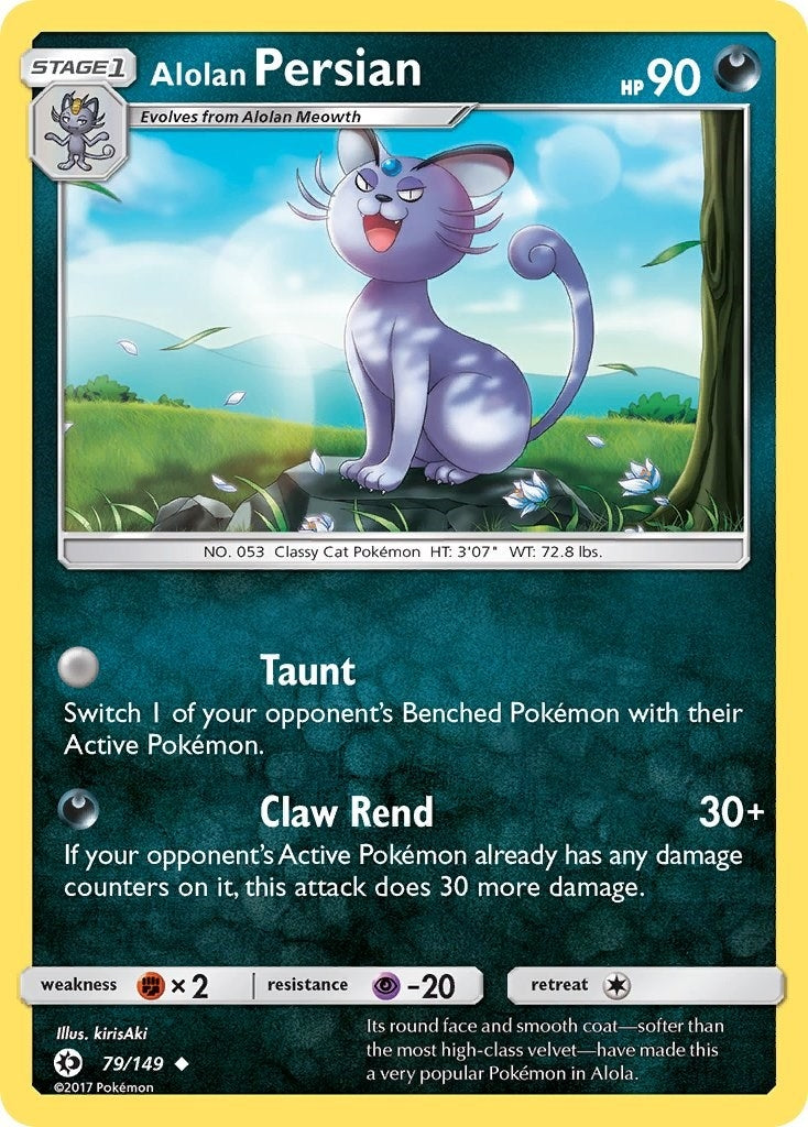 Image for Alolan Persian (79/149) (SM Base Set) (SM01) - Pokemon