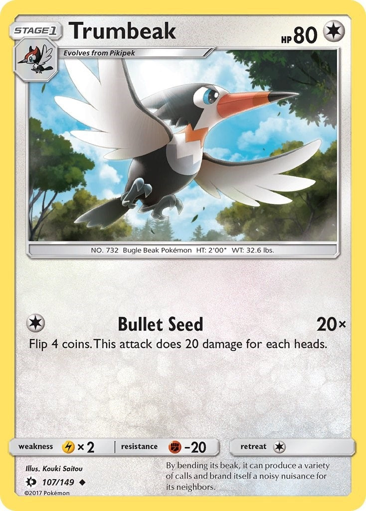 Image for Trumbeak (107/149) (SM Base Set) (SM01) - Pokemon