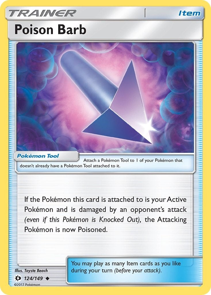 Image for Poison Barb (124/149) (SM Base Set) (SM01) - Pokemon