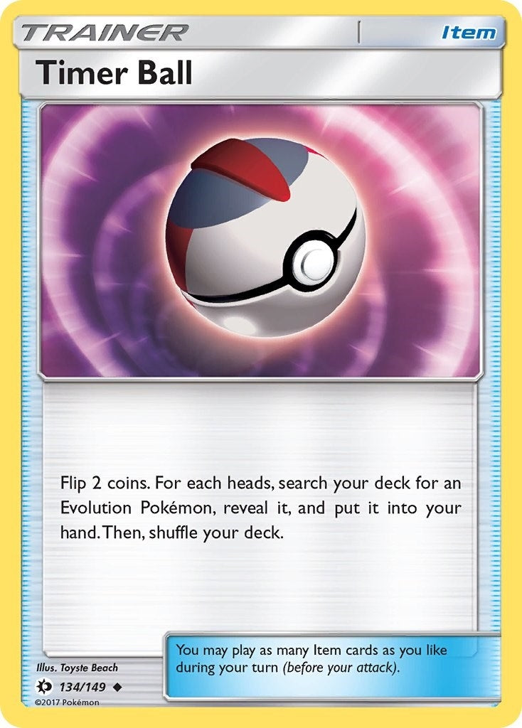 Image for Timer Ball (134/149) (SM Base Set) (SM01) - Pokemon
