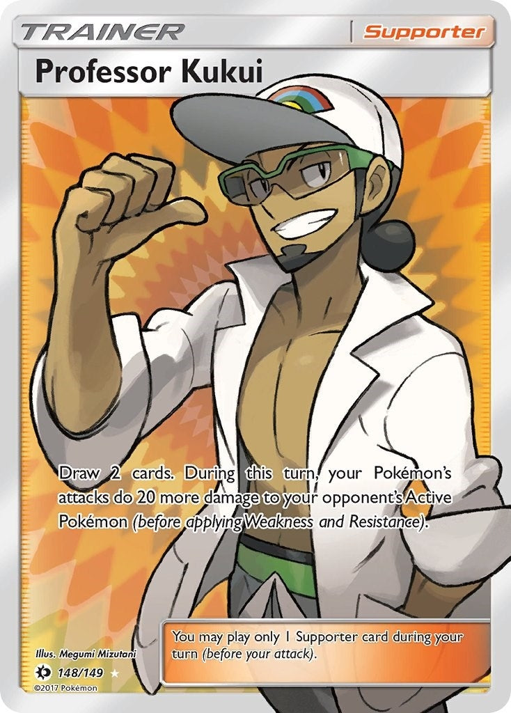 Image for Professor Kukui (Full Art) (148/149) (SM Base Set) (SM01) - Pokemon