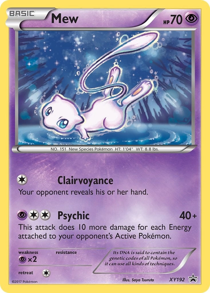 Image for Mew - XY192 (XY192) (XY Promos) (PR) - Pokemon