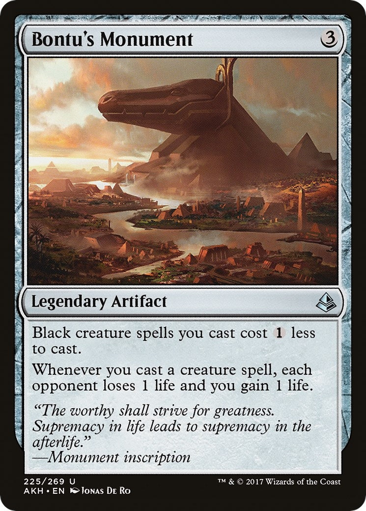 Bontu's Monument (225) (Amonkhet) - PokeBox USA