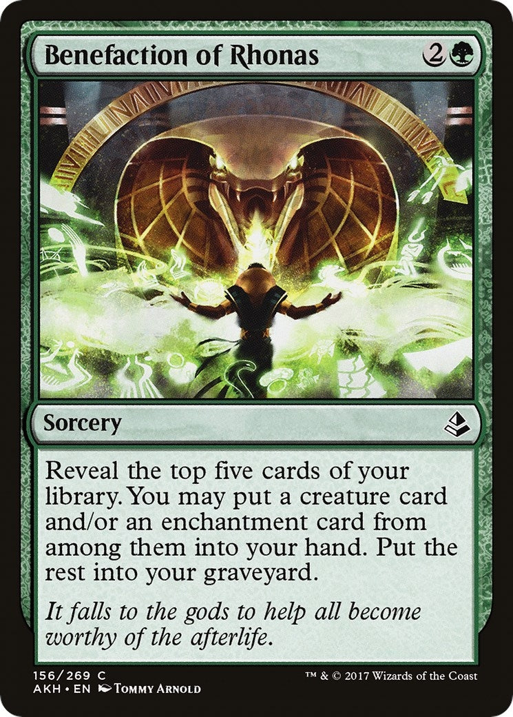 Benefaction of Rhonas (156) (Amonkhet)
