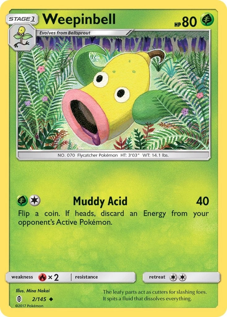 Image for Weepinbell (2/145) (SM - Guardians Rising) (SM02) - Pokemon