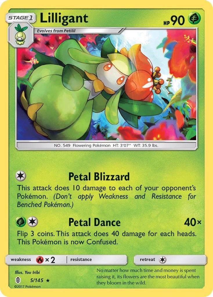 Image for Lilligant (5/145) (SM - Guardians Rising) (SM02) - Pokemon