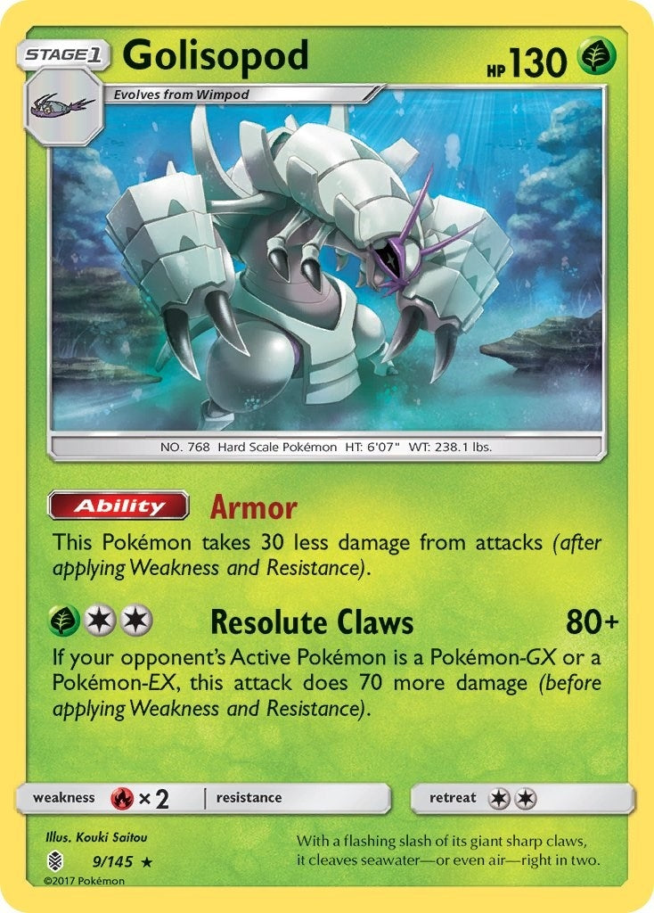 Image for Golisopod (9/145) (SM - Guardians Rising) (SM02) - Pokemon