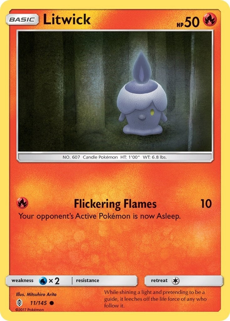 Image for Litwick (11/145) (SM - Guardians Rising) (SM02) - Pokemon