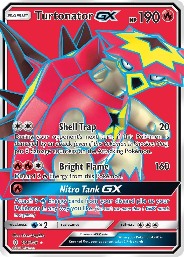 Image for Turtonator GX (Full Art) (131/145) (SM - Guardians Rising) (SM02) - Pokemon