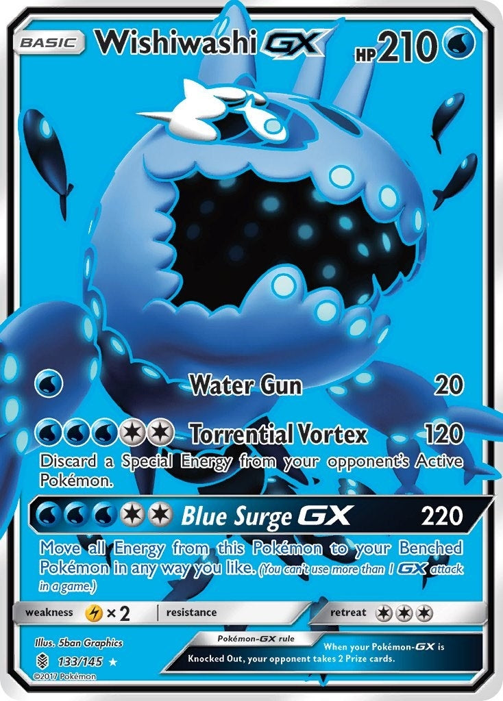 Image for Wishiwashi GX (Full Art) (133/145) (SM - Guardians Rising) (SM02) - Pokemon
