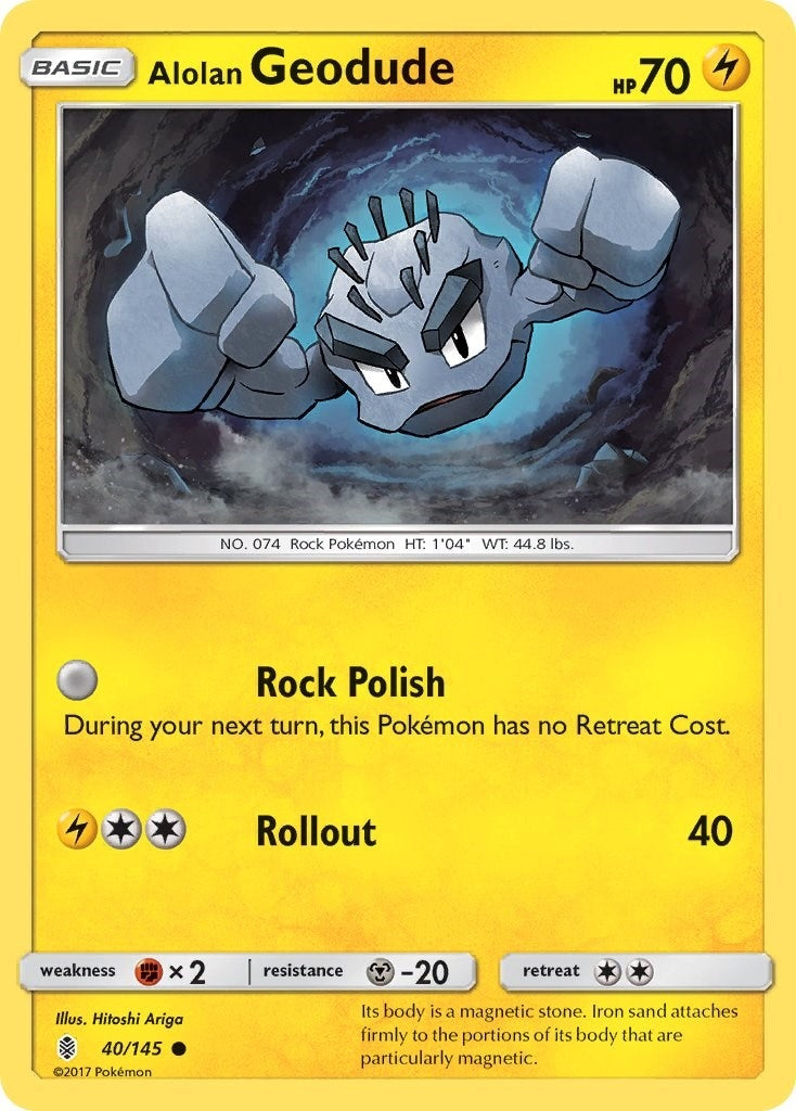 Image for Alolan Geodude (40/145) (SM - Guardians Rising) (SM02) - Pokemon