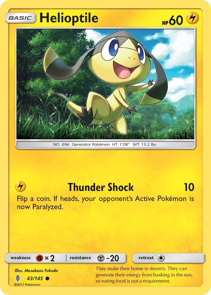 Image for Helioptile (43/145) (SM - Guardians Rising) (SM02) - Pokemon
