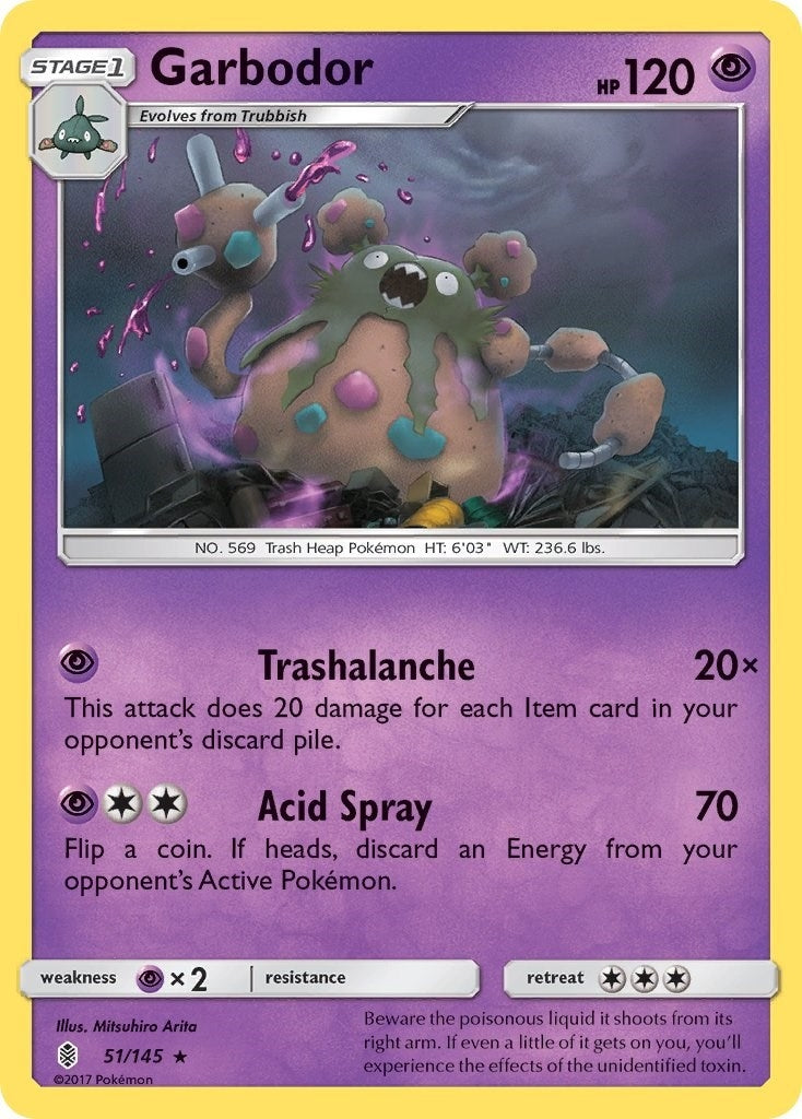 Image for Garbodor (51/145) (SM - Guardians Rising) (SM02) - Pokemon