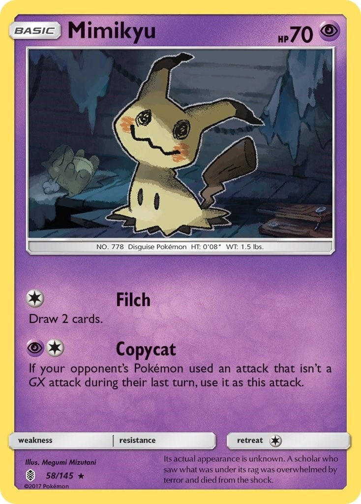 Image for Mimikyu (58/145) (SM - Guardians Rising) (SM02) - Pokemon