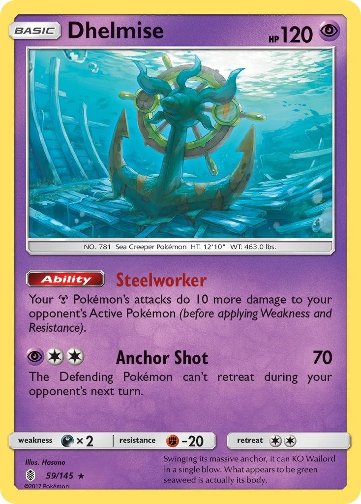 Image for Dhelmise (59/145) (SM - Guardians Rising) (SM02) - Pokemon